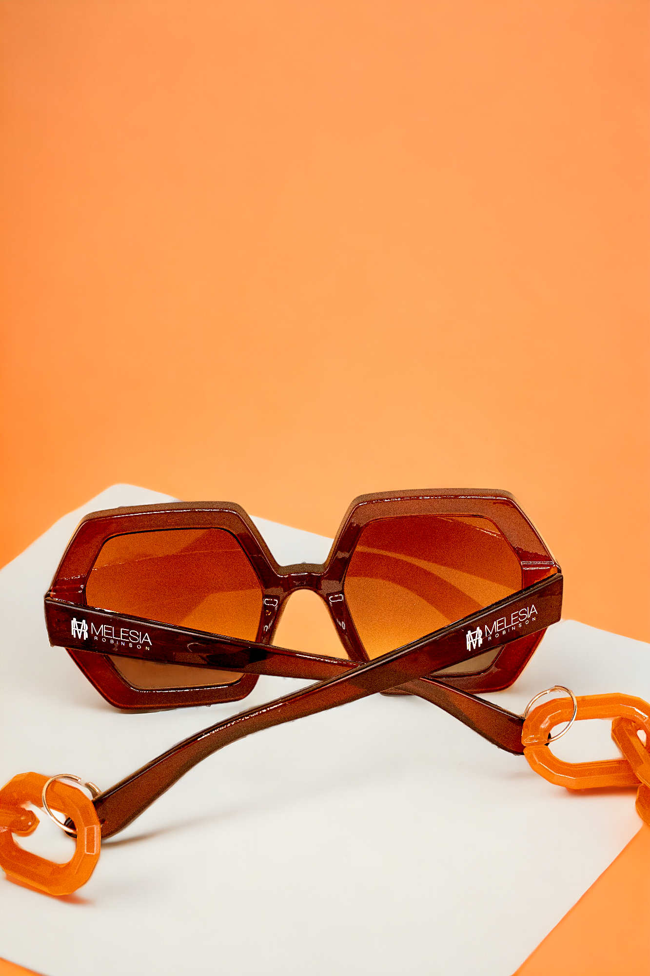 GlamorGon Oversized Shades Brown