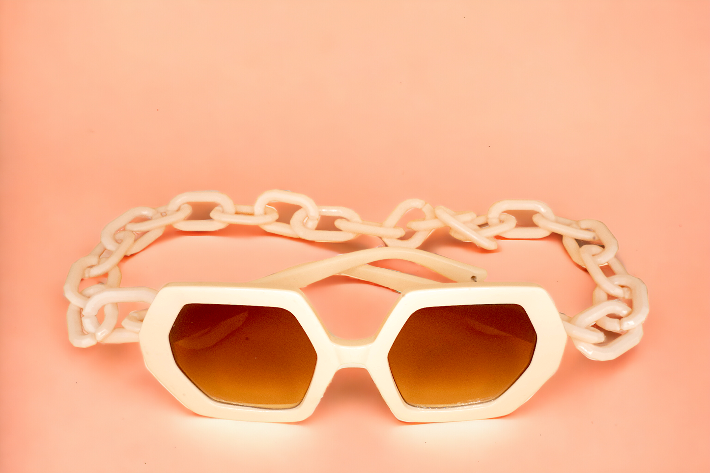 GlamorGon Oversized Shades Beige